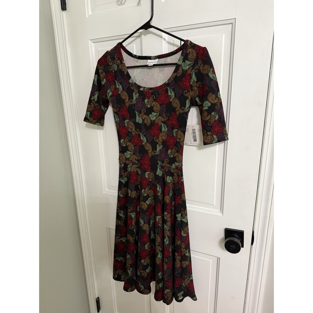 LulaRoe Nicole Dress XXS Small NEW with‎ Tags